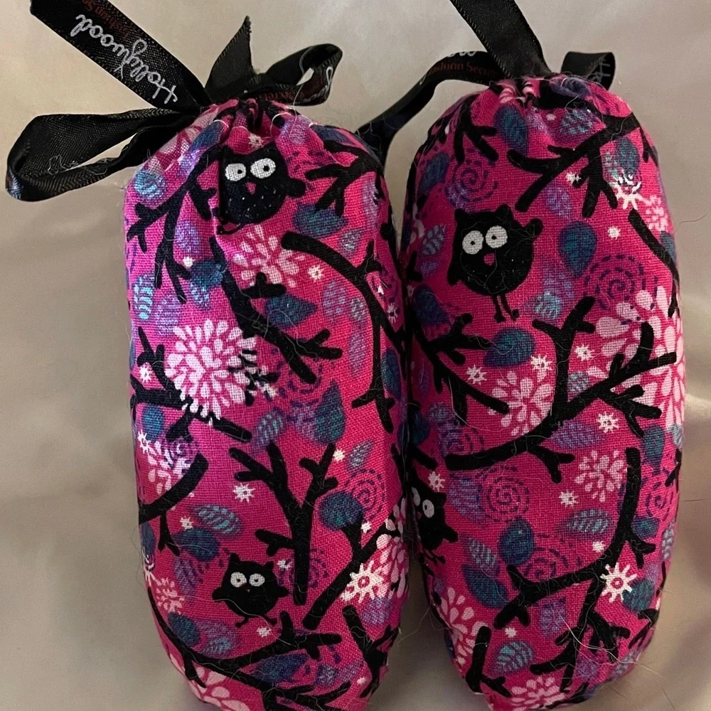 Pink Owl Patterned Shoe Protector Inserts